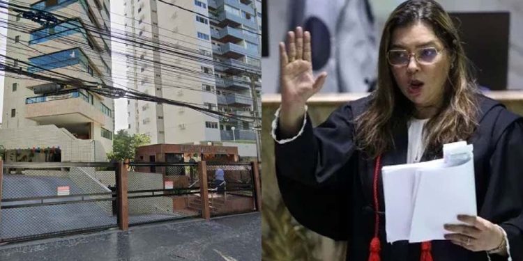 Apartamento de Eliane Gaia, no Edifício Rodin, foi invadido no domingo (25)