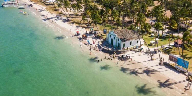Praia de Tamandaré em Pernambuco.