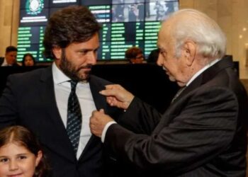 Rodrigo Novaes e seu pai Vital Novaes.