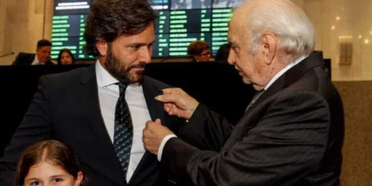 Rodrigo Novaes e seu pai Vital Novaes.