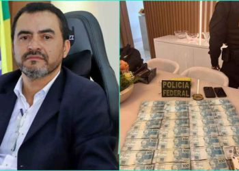 Polícia Federal apreende R$ 67,7 mil em dinheiro na casa e no gabinete do governador do Tocantins.