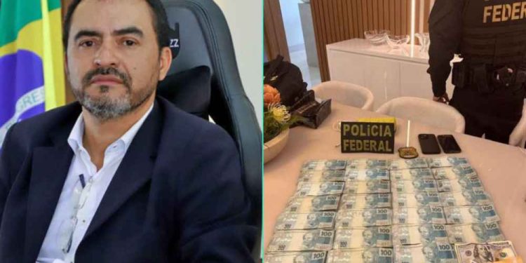 Polícia Federal apreende R$ 67,7 mil em dinheiro na casa e no gabinete do governador do Tocantins.