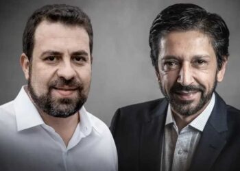 Guilherme Boulos e Ricardo Nunes aparecem no topo da pesquisa.