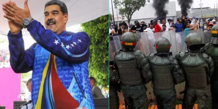Nicolás Maduro prometeu repressão.