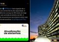 A publicação em questão informava o cidadão a respeito da migração do e-Título para um ambiente de alta capacidade