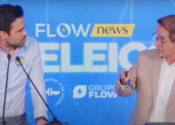 A confusão começou durante as considerações finais, quando Marçal chamou o prefeito de "bananinha"