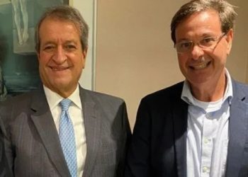 Valdemar (à esq.) também mencionou um possível racha entre Gilson (à dir.) e o presidente estadual do PL,