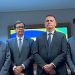 Alberto Feitosa, Gilson Machado, Jair Bolsonaro e Anderson Ferreira (Da esq. para dir.)