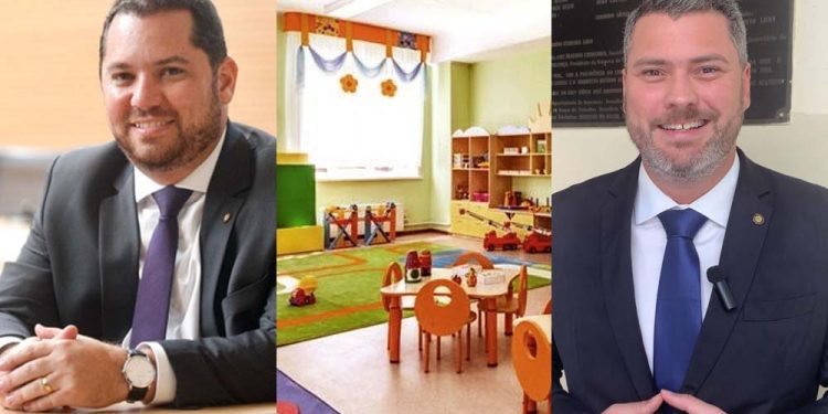 Vereadores Romerinho Jatobá (esq.) e Felipe Francismar (dir.)