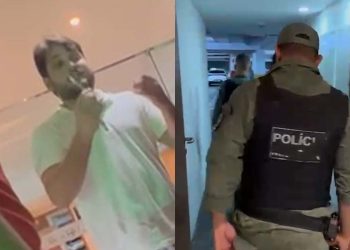 Igor José Diniz, 32 anos, foi flagrado se masturbando