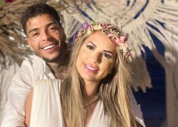 O funkeiro MC Kevin e a advogada Deolane Bezerra