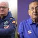O técnico Dorival Jr. e o narrador Galvão Bueno (Da esq. para dir.)