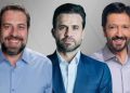 Os candidatos Guilherme Boulos, Pablo Marçal e Ricardo Nunes