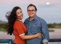 A prefeita de Serra Talhada Márcia Conrado (PT) e seu esposo Breno Araújo.