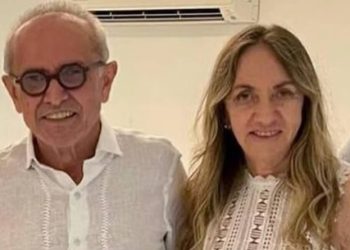 Lauremília Lucena e seu marido Cícero Lucena, prefeito de João Pessoa