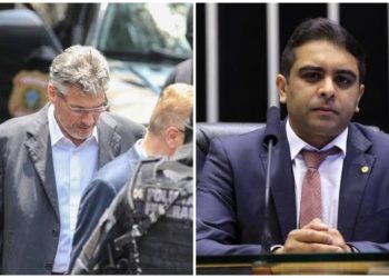 André Gustavo (esq) está coordenando campanha de Fernando Rodolfo (dir.)