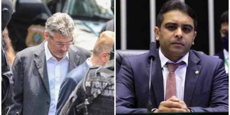 André Gustavo (esq) está coordenando campanha de Fernando Rodolfo (dir.)