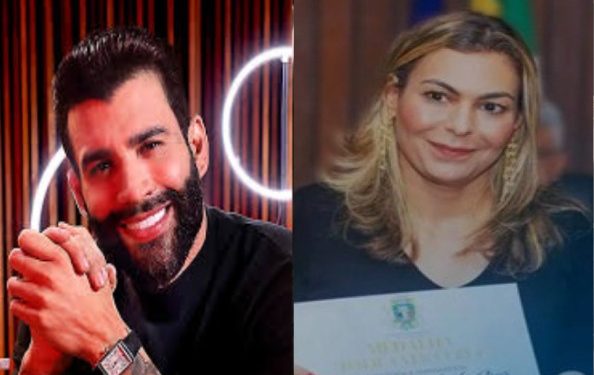 Gusttavo Lim (à esq.) teve a prisão preventiva decretada pela juíza Andrea Calado (à dir.)