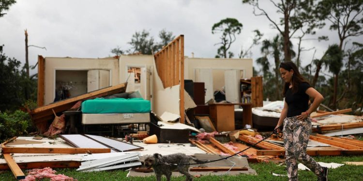 Uma das especialidades da empresa é a limpeza de estragos de furacões nos EUA, como o Milton