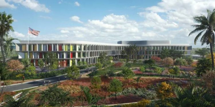 Projeto da nova embaixada em Brasília