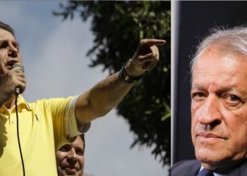 O ex-presidente deu uma entrevista onde rebateu o presidente do PL, Valdemar da Costa Neto (à dir.)