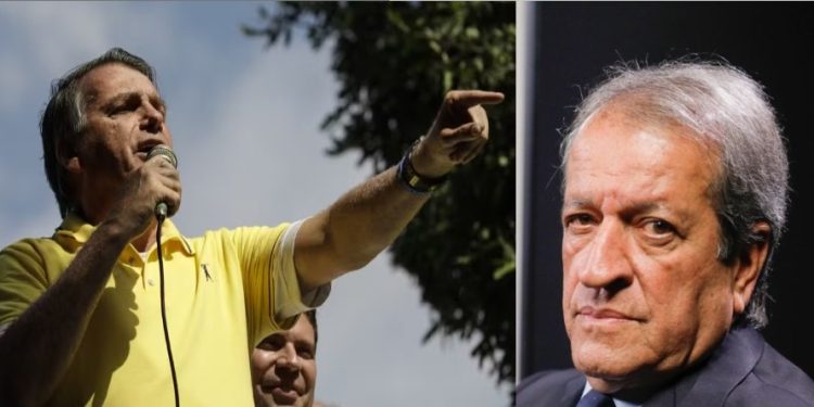 O ex-presidente deu uma entrevista onde rebateu o presidente do PL, Valdemar da Costa Neto (à dir.)