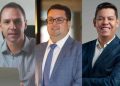 Guilherme Aguiar, Edmar Lyra  e Alberes Xavier (da esq. para dir.)