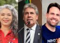 Liana Cirne, Aderaldo Pinto e Eduardo Moura (Da esq. para dir.).