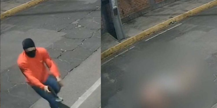 Crime foi cometido na frente da casa da vítima