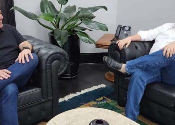 Baleia Rossi e Gilberto Kassab, presidentes do MDB e PSD