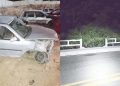 Bêbado, motorista derrubou mureta de uma ponte