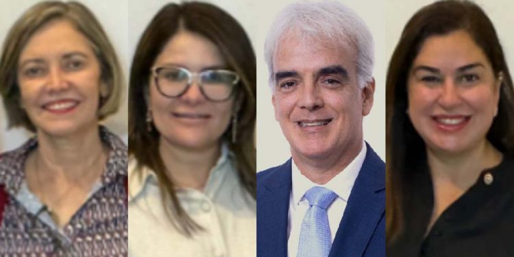 Lúcia de Assis, Lorena Medeiros, Marcos Carvalho e Fernanda Nóbrega