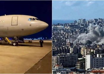 Primeiro voo traz brasileiros e animais do Líbano.