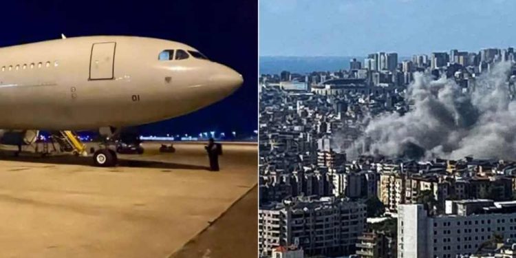 Primeiro voo traz brasileiros e animais do Líbano.