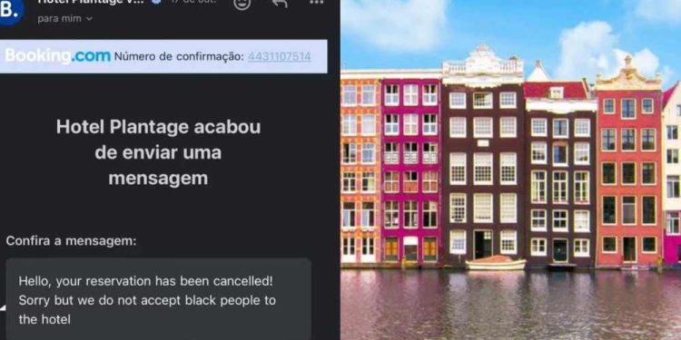 "Artista plástico denuncia mensagem racista em reserva de hotel em Amsterdã"