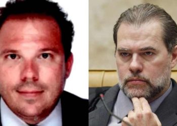 Ministro do STF Dias Toffoli (dir) concede habeas corpus a Luiz Pires Moraes Neto (esq) após três meses foragido