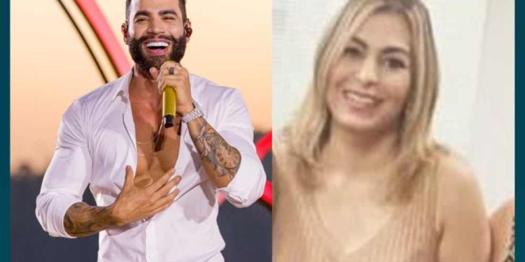 O cantor Gusttavo Lima e a juíza Andrea Calado.