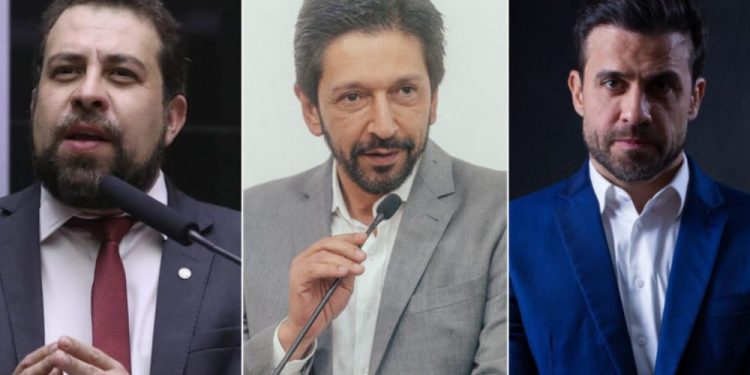 Boulos aparece na pesquisa com 26% das intenções de votos e Ricardo Nunes e Pablo Marçal com 25%