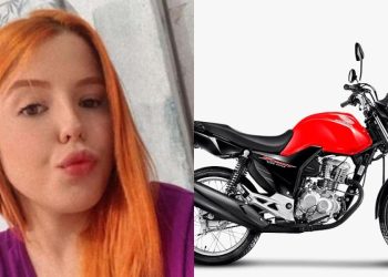 O modelo Honda CG 160 Start vermelho foi usado no assassinato de Maria Clara