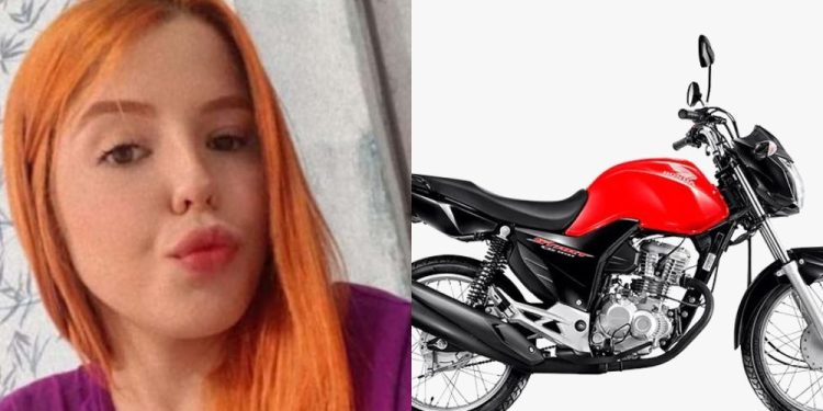 O modelo Honda CG 160 Start vermelho foi usado no assassinato de Maria Clara
