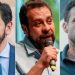 Os candidatos à Prefeitura de São Paulo Nunes, Boulos e Marçal estão em empate técnico