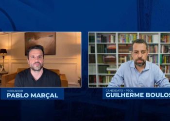 Boulos acata propostas e ignora laudo falso em sabatina de Pablo Marçal