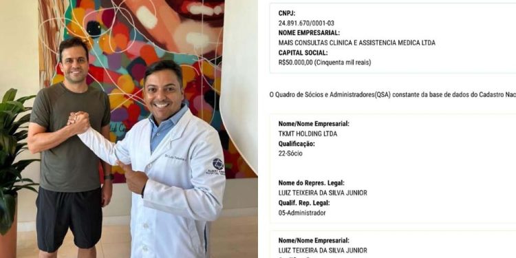 Médico Luiz Teixeira da Silva Júnior é próximo de Pablo Marçal