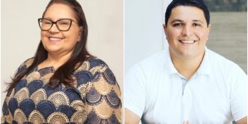 Dr.Caio (à dir.), perdeu a eleição para Dona Graça (à esq.) por 14 votos