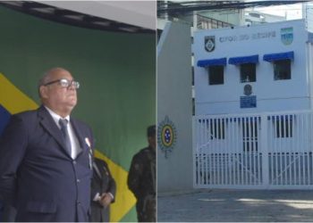 Presidente da AORE-PE, tenente Hildernardo Ferreira de Souza (à esq.)