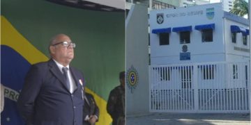 Presidente da AORE-PE, tenente Hildernardo Ferreira de Souza (à esq.)