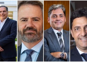 Da esq. para dir.: Alfredo Scaff; Flávio Pansieri; Everardo Gueiros; Rodrigo Curi