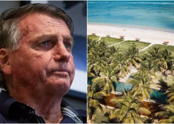 Bolsonaro ficou na pousada de seu ex-ministro, Gilson Machado, em São Miguel dos Milagres-AL