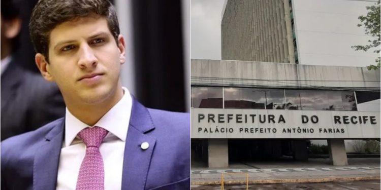 João Campos (PSB), prefeito do Recife (à esq.)