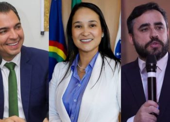 Fernando Santos, Ingrid Zanella e Almir Reis